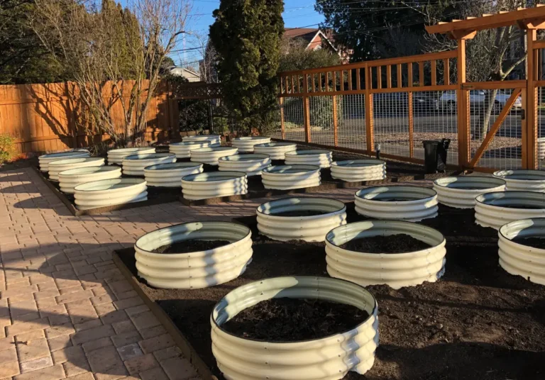 Corrugated Metal Planters