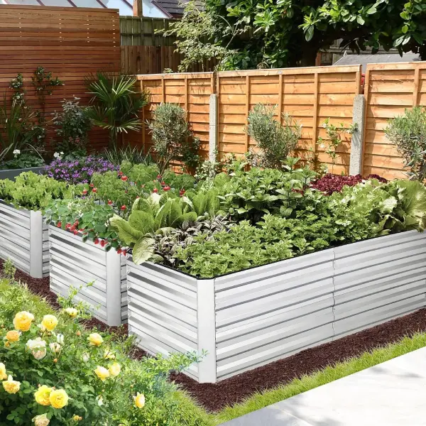 Galvanized metal raised garden beds offer several advantages that make them a popular choice for gardeners